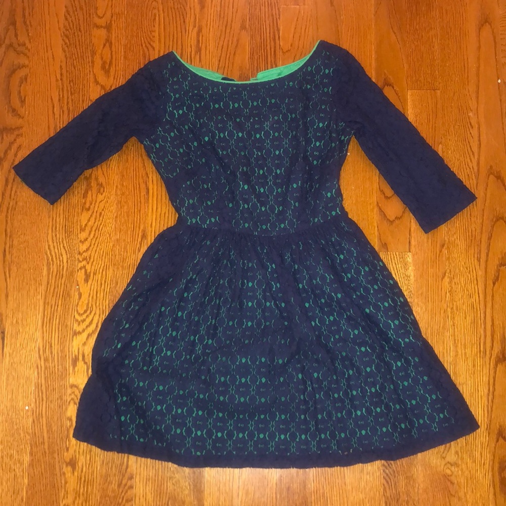 Navy Lace Lilly Pulitzer Cocktail Dress Size 0